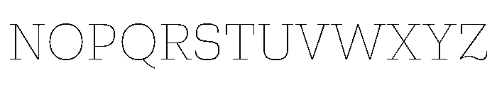 Bezzia Hairline Font UPPERCASE