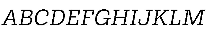 Bezzia Italic Font UPPERCASE