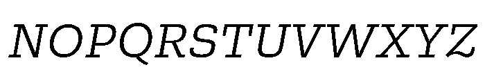 Bezzia Italic Font UPPERCASE