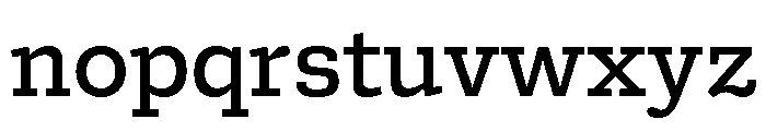 Bezzia Medium Font LOWERCASE