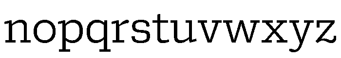 Bezzia Regular Font LOWERCASE