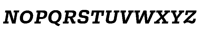 Bezzia SemiBoldItalic Font UPPERCASE