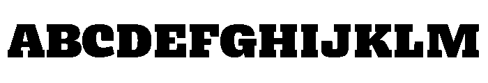 Bezzia Ultra Font UPPERCASE