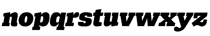 Bezzia UltraItalic Font LOWERCASE