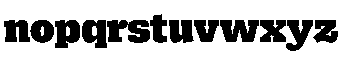 Bezzia Ultra Font LOWERCASE