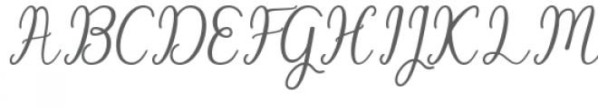 Beach girl Font UPPERCASE