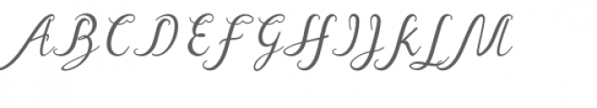 Beatiful Font UPPERCASE