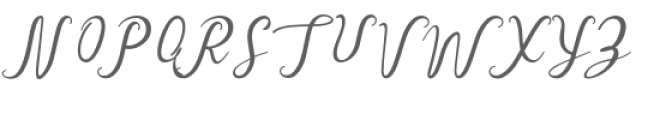 Beatiful Font UPPERCASE