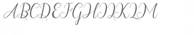 Beautiful 1 Font UPPERCASE