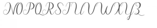 Beautiful 1 Font UPPERCASE