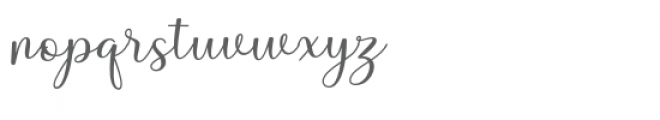 Beautilla Font LOWERCASE