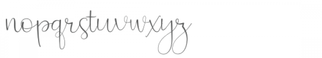 Beauty and Love Script Font LOWERCASE