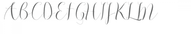 Beautylove Font UPPERCASE
