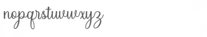 Betrycia Font LOWERCASE