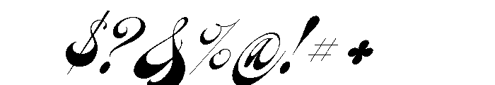 Beatle Light Font OTHER CHARS