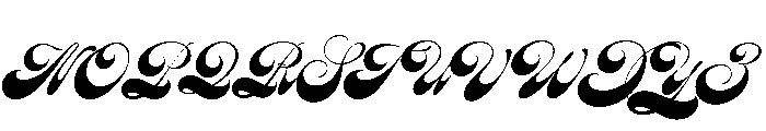 Beatle Regular Font UPPERCASE