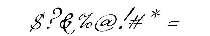 Beaurencourt Light Font OTHER CHARS