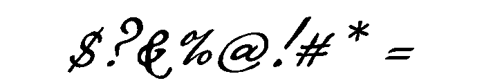 Beaurencourt Regular Font OTHER CHARS