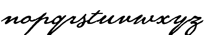 Beaurencourt Regular Font LOWERCASE