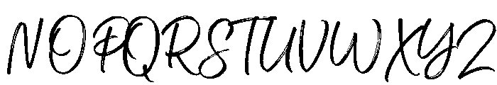 Beautiful Minds Script Brush Font UPPERCASE