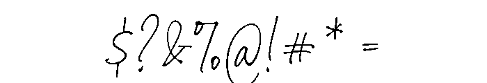 Beautiful Minds Script Pen Font OTHER CHARS