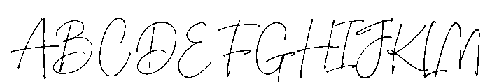 Beautiful Minds Script Pen Font UPPERCASE