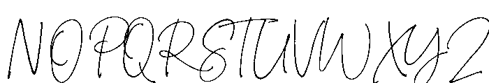 Beautiful Minds Script Pen Font UPPERCASE