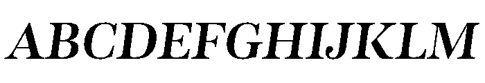 Beautiful Minds Serif Regular Italic Font UPPERCASE