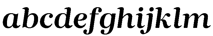Beautiful Minds Serif Regular Italic FONT