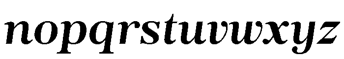 Beautiful Minds Serif Regular Italic Font LOWERCASE