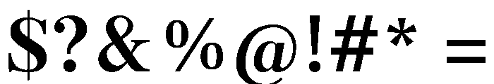 Beautiful Minds Serif Regular Font OTHER CHARS