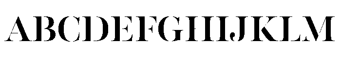 Beautiful Minds Serif Stencil FONT