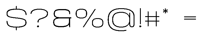 Beautifully Delicious Sans Thin Font OTHER CHARS