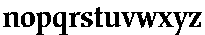 Beckenham Bold Font LOWERCASE