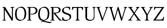 Beckenham Light Font UPPERCASE