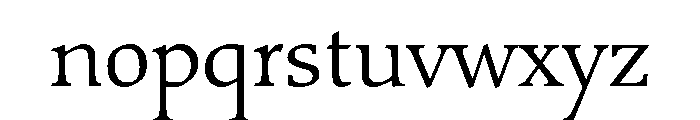 Beckenham Light Font LOWERCASE