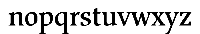Beckenham Medium Font LOWERCASE