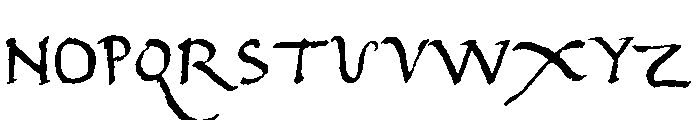 Bell Martellus Regular Font UPPERCASE