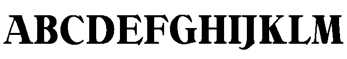 Bellini Condensed Bold Font UPPERCASE