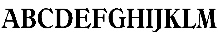 Bellini Condensed Medium Font UPPERCASE