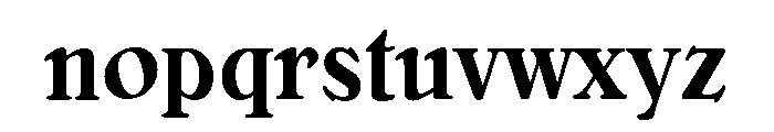 Bellini Condensed Medium Font LOWERCASE