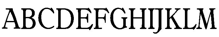 Bellini Condensed Original Regular Font UPPERCASE