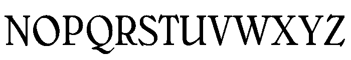 Bellini Condensed Original Regular Font UPPERCASE