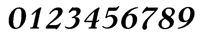 Bellini Medium Italic Font OTHER CHARS