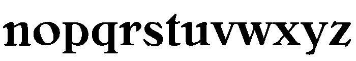 Bellini Medium Font LOWERCASE