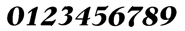 Bellini Original Bold Italic Font OTHER CHARS