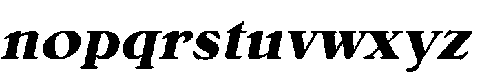 Bellini Original Bold Italic Font LOWERCASE