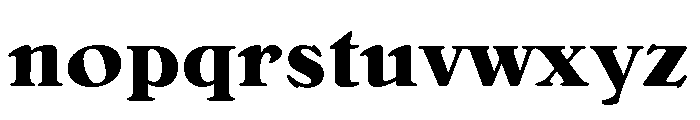 Bellini Original Bold Font LOWERCASE