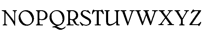 Bellini Original Regular Font UPPERCASE