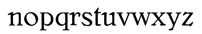Bellini Original Regular Font LOWERCASE